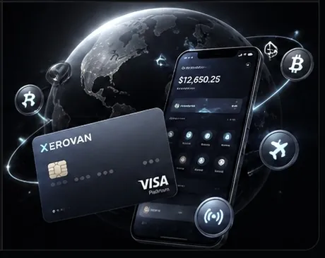Xerovan card and app connected globally