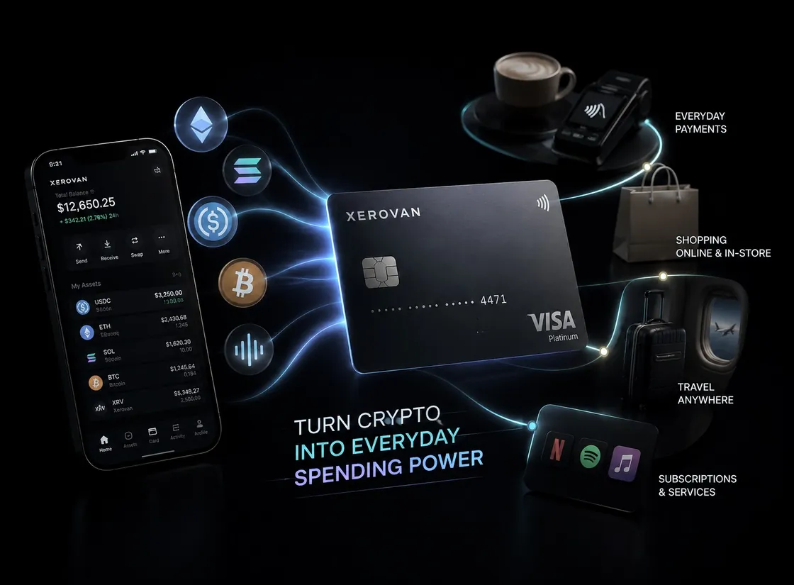 Visa Crypto Card — turn crypto into everyday spending power